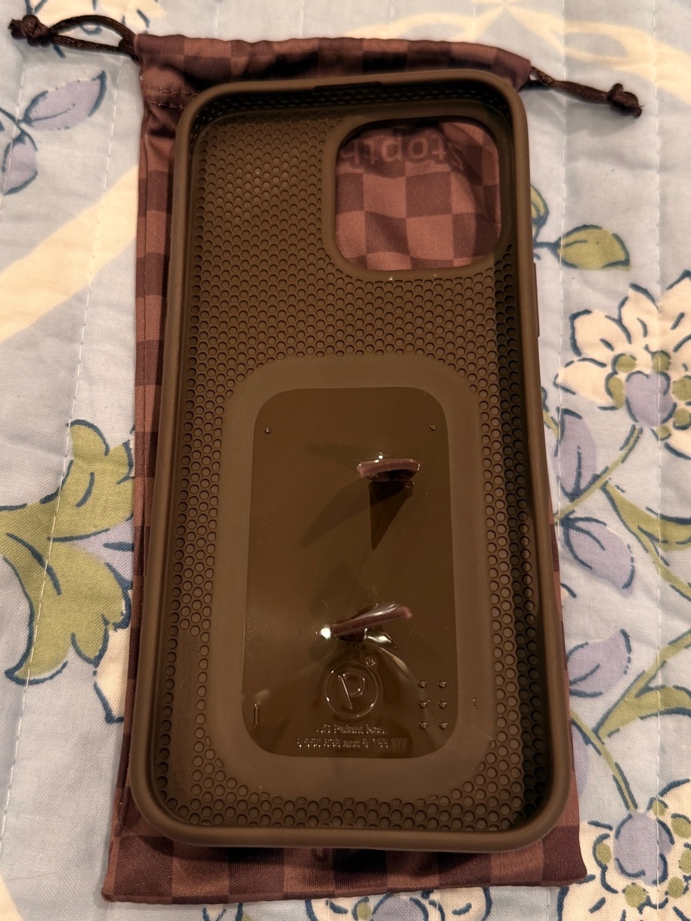 Loopy Cocoa Checkered iPhone 16 Pro Max Case - Picture 3 of 3